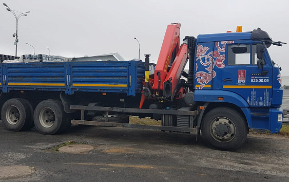 Арендовать Манипулятор на базе Камаз 438206 в Москве и МО