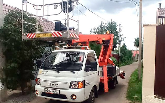 Арендовать Автовышка 18м JAC 27882H в Москве и МО